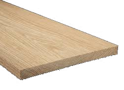 white oak stave core door stile